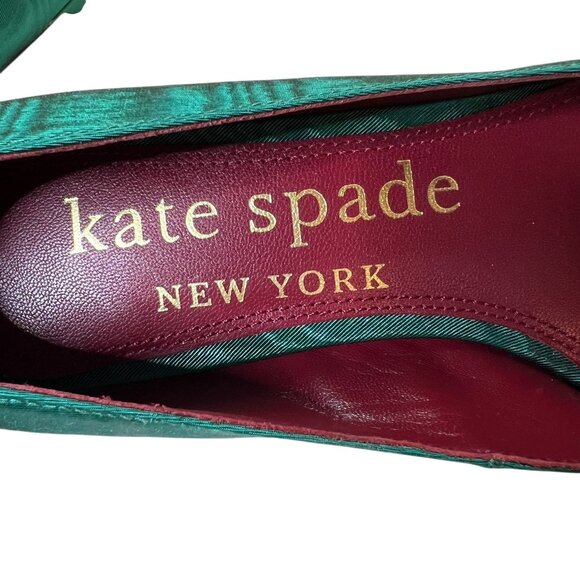 NWT Kate Spade New York Mimosa Arugula Green Heels Elegant and Stylish, size 6.5 - Picture 7 of 7